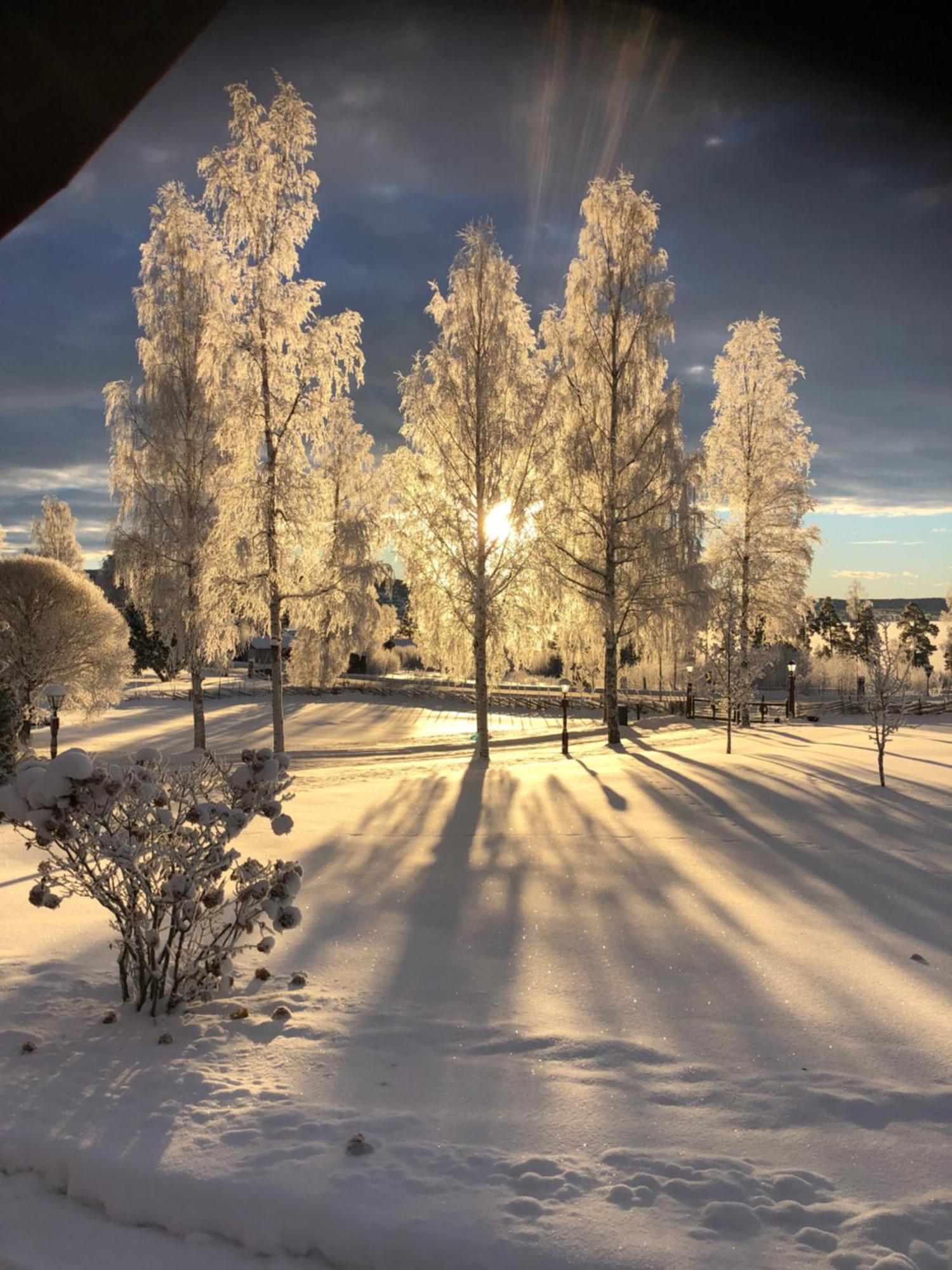 Mysigt Boende I Raettvik Med Utsikt Oever Siljan Exteriér fotografie